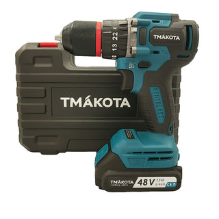 Trapano avvitatore 2 batterie 48V motore brushless con accessori