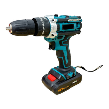 Trapano elettrico ricaricabile con motore brushless avvitatore cordless con doppia batteria 48v con 22 accessori in valigetta