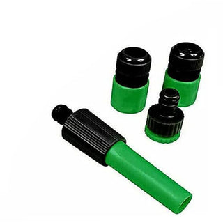 Tubo irrigazione da giardino in pvc verde con accessori 15 20 metri