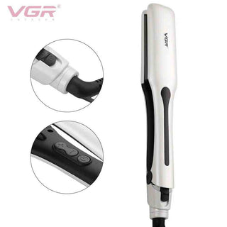 Piastra capelli in ceramica 50W VGR con display temperatura max 230°