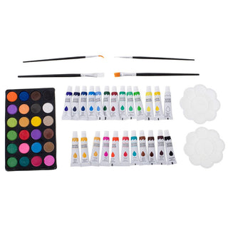 Set valigetta artista 145 pezzi colori pittura per bimbo bimba