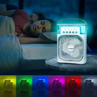 Ventilatore 3 velocità vaporizzatore profumatore luci