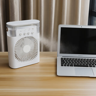 Ventilatore 3 velocità vaporizzatore profumatore luci