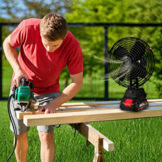Ventilatore portatile ricaricabile con batteria 48V 2 velocità