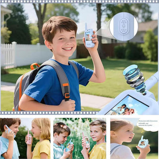 Coppia di Video Walkie Talkie per bambini ricaricabile videochiamata