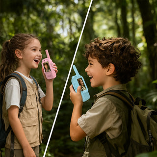 Coppia di Video Walkie Talkie per bambini ricaricabile videochiamata