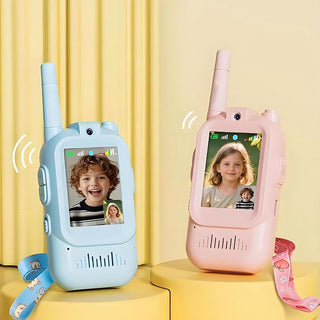 Coppia di Video Walkie Talkie per bambini ricaricabile videochiamata