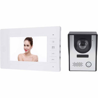 Videocitofono 7 pollici LCD monofamiliare con pulsantiera infrarossi