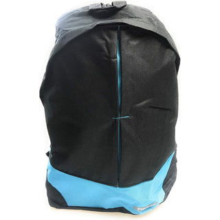 Zaino unisex nero con fasce colorate per viaggi scuola sport
