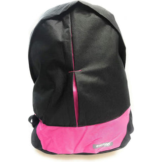 Zaino unisex nero con fasce colorate per viaggi scuola sport