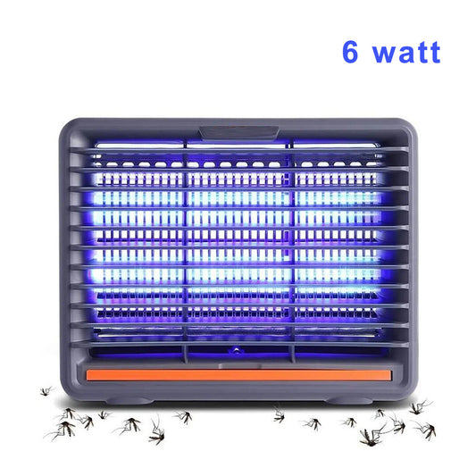 Zanzariera elettrica con neon a led uv 2x3 watt anti zanzara 6 watt con catenella per appendere vaschetta raccogli zanzare
