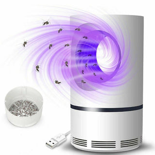 Zanzariera elettrica usb aspiratore vortice luce a led UV